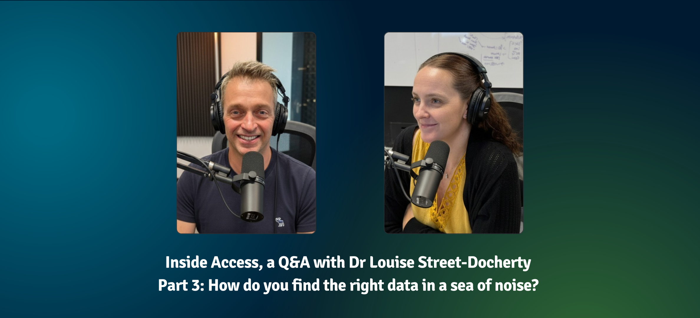 How do you find the right data in a sea of noise?